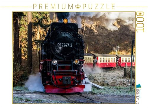 CALVENDO Puzzle Harzer Dampfmoment | 1000 Teile Lege-Größe 64 x 48 cm Foto-Puzzle für glückliche Stunden