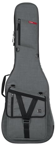 Gator Cases Transit Series Gig Bag für Akustikgitarren, grau (GT-Acoustic-Gry)