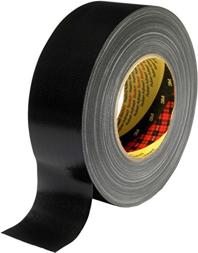3M Premium Gewebeklebeband 389, schwarz, 100 mm x 50 m (1-er Pack)