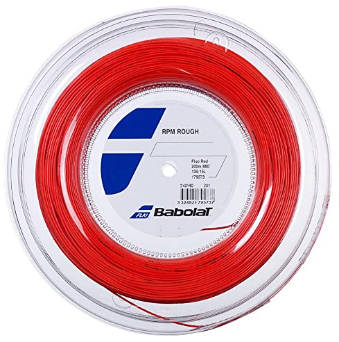 Babolat RPM Blast Rough Saite, 200 m, Rot/Rouge Fluo, Größe 125