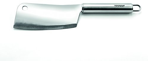 Weis 17572 Carne Accetta 25 cm, Acciaio Inox, Argento, 25 x 5.3 x 2 cm