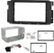 Sound Way Kit Montaggio Autoradio, Mascherina 2 DIN con Plancia Metallica, Connettore ISO, Adattatore Antenna Compatibile con Smart 451 ForTwo, Smart Forfour