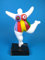 Biriney Nana-Skulptur handgefertigte Nana Figur auf Naturstein-Sockel frei nach Niki de Saint Phalle! Sophie Hannover