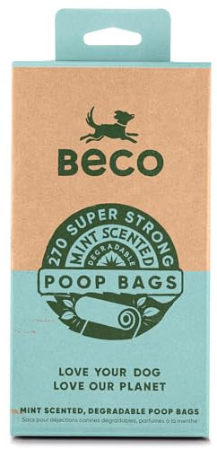 Beco Bags Confezione da Viaggio di Sacchetti per Escrementi di Animali, Dimensioni Grandi, Confezione da 120 Pezzi