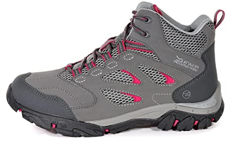 Regatta Womens/Ladies Holcombe IEP Mid Hiking Boots (7 UK) (Steel/Vivacious)