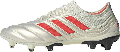 adidas Copa 19.1 FG Stollen – Herren-Fußball 6,5 Off White/Solar Red/White, Off White/Solar Red/Core Black