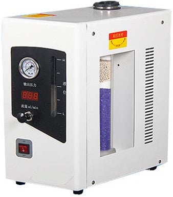 CGOLDENWALL Generatore di azoto da laboratorio ad alta purezza FulI Generatore automatico N2 Maker Purezza 99,99% Macchina per gas azoto 110V/220V per gascromatografo/conservazione degli alimenti