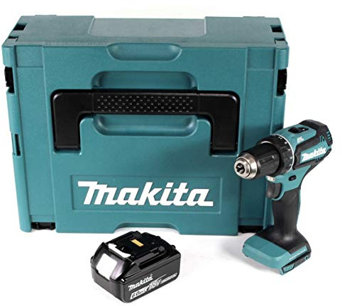 Makita DDF 485 G1J Akku Bohrschrauber 18V 50Nm im Makpac + 1x 6,0 Ah Akku - ohne Ladegerät