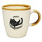 Tasse à thé japonaise Mino en céramique, 270 ml, fabriquée au Japon, chats amusants – Chat noir K13381