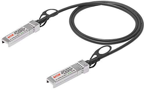6COMGIGA Cable SFP+ DAC de 1 m, 10 G, 10GBASE-CU, compatible con Cisco, D-Link, Supermicro, Mikrotik, ZTE, 1 metro