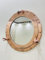 Malla Inc. Nautical 17 Aluminum Copper Antique Porthole Mirror - Vintage Style Wall Mounted Window Porthole Mirror