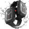 Compatible con Apple-Watch-Series-7-45mm IP68 Funda impermeable con banda y protector de pantalla, cuerpo completo Antichoque, resistente a la nieve, con correa de reloj suave para iWatch