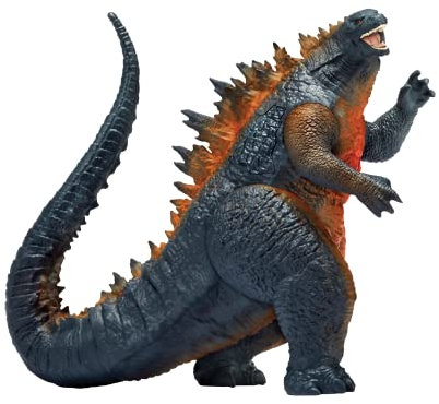 MonsterVerse Godzilla City of Destruction 6 Zoll bewegliche Actionfigur mit Panzer und Funktion zur Enthüllung von Kampfschäden, basierend auf dem Film von 2014, geeignet für Kinder ab 4 Jahren+