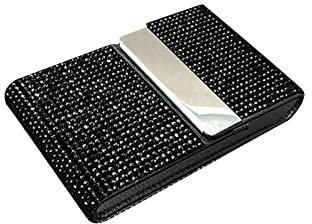 iSpchen Porte-Cartes, Porte-Cartes De Crédit avec Strass Porte Carte Porte Carte Cuir Universel Porte Carte De Crédit Femmes Porte Monnaie Portefeuille Femme Personnaliser Porte Cartes