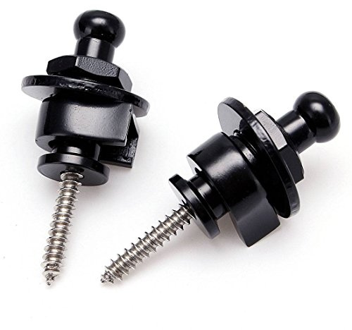 Josenidny 2PCS Strap Lock Security Lock Endknopf Gitarrengurte Gurtschloesser fuer Gitarre