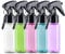 TANSHINE Small Travel Size Mini Fine Mist Water Spray Bottles, 50ml, 2oz, Portable Hand Sanitiser Alcohol Spray Bottle, Plastic Refillable Empty Face Mister with Clip, 5pcs