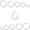 Diamday 10 Stück 6-12mm 316L Stahl Nasenringe Septum Piercing Knorpel Hoops Segmentring Körper Piercing Nase Hoop Lippenringe Helix Ohrringe Für Frauen Männer Silber 16G