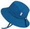 Jan & Jul Baby Fischerhut, Sonnenhut mit Verstellbarem Kinnriemen (Atlantikblau, 6-24 Monate)