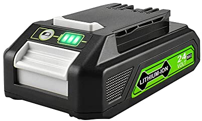 aunstarwei 24V 3.0Ah Ersatzakku für Greenworks 24V Akku 29842 29852 BAG708 BAG711 Kompatibel mit Greenworks 24V Akku 20352 22232 2508302