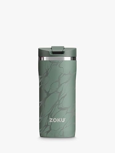 Zoku 400ml Travel Mug - Green Marble