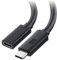 Cable Matters 40Gbps USB 4 Extension Cable 0.5m, True Reversible Design, Works with Thunderbolt Port (USB C Extension Cable/USB C Extender), Compatible with Thunderbolt 4 Cable