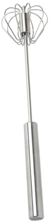 HOMSFOU 1pc Whisk Blender Egg Cleats Push Egg Whisk Stainless Steel Mini Whisk Egg Stainless Egg Whisk Cooking Egg Mini Eggs to Rotate Manual Antenna