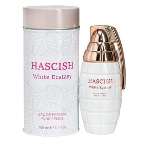 Hascish Profumo Donna Hascish White Ecstasy - Eau de Parfum, Fragranza Esotica e Sensuale, 100 ml