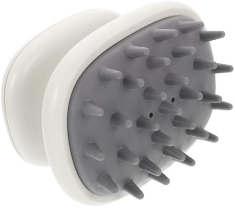 PartyKindom Shampoo Bürste Gummi Schuppen Weißer Duschkopf Mädchen