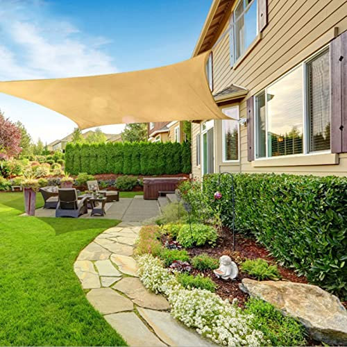 Vela Ombreggiante Rettangolare 3x4m, Tenda Da Sole for Esterno,Tenda A Vela Protezione UV 95%, Auto Coperture, Rete Traspirante, for Copertura for Pergola Tenda Da Sole,Giardino, Patio, Pergola Vele p