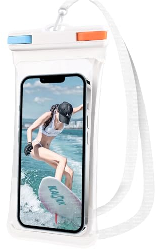Wasserdichte Handyhülle mit 3D nahtloser Körper,Handy Wasserschutzhülle Wasserfeste Hülle für Schwimme IPX8 Unterwasser Wasserdicht Handytasche für iPhone 15 14 13 12 11Pro Max Plus bis 7 Zoll