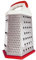 Cheese Grater & Grater Multifunction Vegetable Slicer Portable Food Chopper for Cheese Vegetables Ginger 6 Essential Kitchen Functions for Coarse, Medium, Fine, Micro-Grating/Zesting/Slicing
