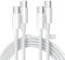 USB C to USB C cable 2M 2Pack, 60W iPhone 15 Charger Cable USB C Cable 2M Long charging cable type c Fast Charging Cable Type C to C Charger Cable for iPhone 15/15 Pro Max/15 Plus, Macbook,iPad