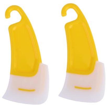 Garneck Grattoir À Poêle En Silicone Brosse Antiadhésive Lot De 2 Lavable Au Lave-vaisselle Pour Un Nettoyage Facile