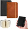 NLONLL 2 Pezzi Taccuino Tascabile Taccuino A7 Quaderno Piccolo Block Notes Piccoli 8×11cm Taccuini a Righe Mini Diario 200 Pagine Taccuino in Pelle con Elastico per Lavori Ufficio (Nero, Marrone)