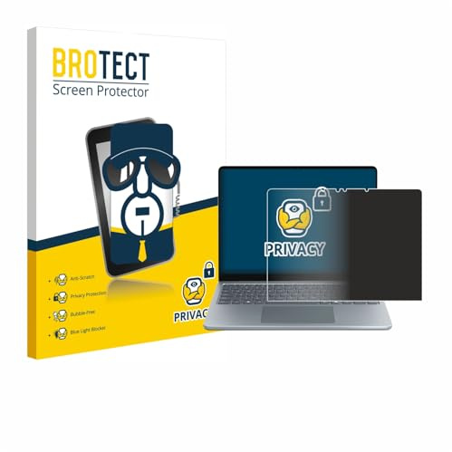 BROTECT Blickschutzfolie für Microsoft Surface Laptop 13 2025 | Anti-Spy Displayschutz Made in Germany Notebooks Privacy Screen Protector Sichtschutz Blaulichtfilter Klare Folie