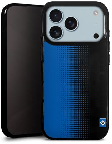 Silikon Hülle kompatibel mit Apple iPhone 17 Pro Case schwarz Handyhülle HSV transparent Logo