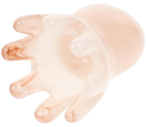 ERINGOGO Resin Massagekamm für Kopfhaut und Haarpflege Breitzahnig Hautfreundlich Ergonomischer Griff Vielseitig für Kopf Nacken Schultern Stressreduzierend Leicht und Langlebig