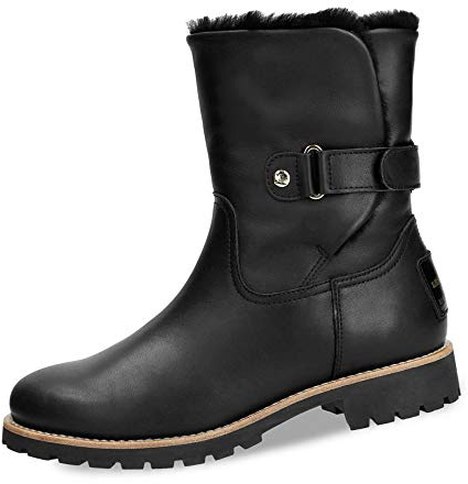 Panama Jack Damen Felia Igloo Travelling Halblange Stiefel, Schwarz, 37 EU