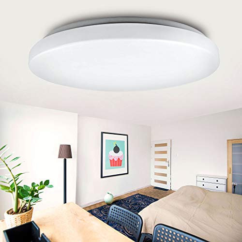 max K O M F O R T LED Deckenleuchte GALA-RM 24W rund Deckenlampe 3000K warmweiß Modern und schlicht 1800 Lumen