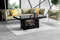 Design Couchtisch Tisch HLM-111 Schwarz Hochglanz Schublade höhenverstellbar ausziehbar