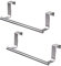 Tucireat Porte Serviette de Porte 2 Pièces Porte Torchons Porte-Serviettes de Salle de Bain Porte Torchon Cuisine Accroche Torchon sans Perçage de Cuisine