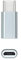 Nanocable 10.02.0011 - Adaptateur USB-C vers Micro USB, USB-C/M-M-Micro B/H, Aluminium, Gris