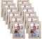 Giftgarden 6x4 Photo Frames Distressed Beige White Set of 12, Multi Rustic Grain 4 by 6 Photo Frames Bulk for Wall or Tabletop Display