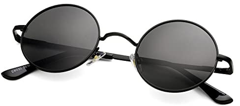 COASION Retro Kleine Runde Polarisierte Sonnenbrille für Männer Frauen