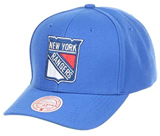 Mitchell & Ness New York Rangers Blue NHL Team Ground 2.0 Pro Snapback Cap - One-Size
