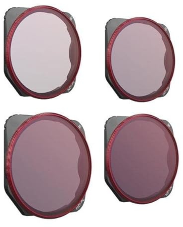 [Drohnenteile] Für DJI Mavic 3 Kameraobjektivfilter 26A CPL/UV/VND Filter ND-PL 8/16/32/64 Filter Kit für DJI Mavic 3 Drohnenzubehör [Einfach zu installieren] (Farbe: ND-PL Set)