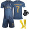 Sternstunde Trikot Sets Kinder, Hause/Auswärts Fußballtrikot für Kinder,Herren Jungen Fussball Jersey Football Trikots, Sportshirt Junge Football Training Tshirts Shorts (Navy Blau, 8-9 Jahre)
