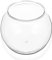 Goldfish Bowl, Round Fish Tank Desktop Small Aquarium Plastic Terrarium Bowl for Goldfish Tortoise Decorative Home Office Decor Stable Material High Transparency