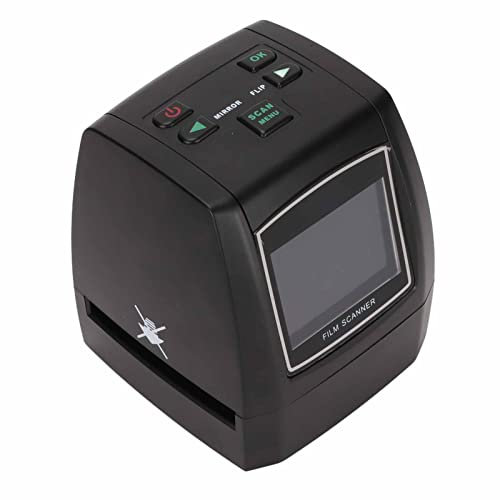 22 MP Filmnegativscanner, Filmdiascanner mit 2,4 Zoll LCD Bildschirm, Unterstützt 35 Mm, 126 KPK, 110, Super 8 Negative, 135 126 110 Dias, Konvertieren von Negativen in JPEG