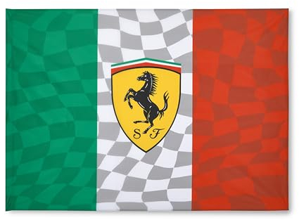 Bandiera italiana della Scuderia Ferrari - 140X100 centimetro